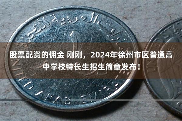 股票配资的佣金 刚刚，2024年徐州市区普通高中学校特长生招生简章发布！