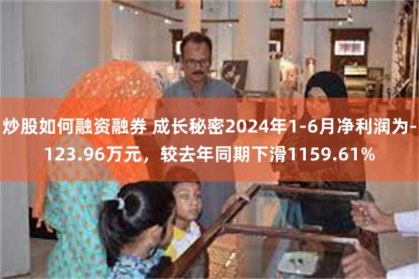 炒股如何融资融券 成长秘密2024年1-6月净利润为-123.96万元，较去年同期下滑1159.61%