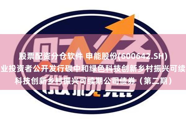 股票配资分仓软件 申能股份(600642.SH)：完成2024年面向专业投资者公开发行碳中和绿色科技创新乡村振兴可续期公司债券（第二期）