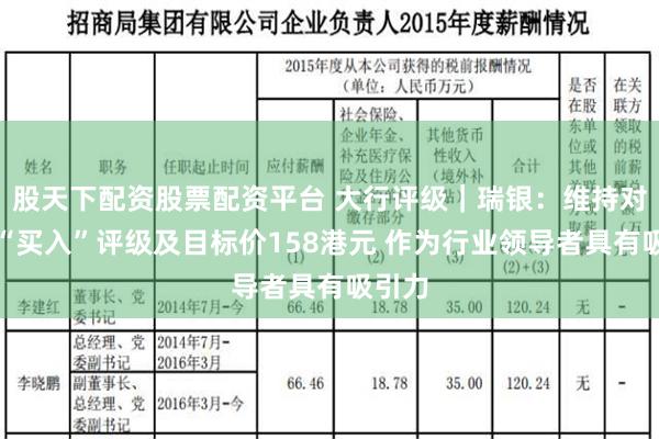 股天下配资股票配资平台 大行评级｜瑞银：维持对美团“买入”评级及目标价158港元 作为行业领导者具有吸引力